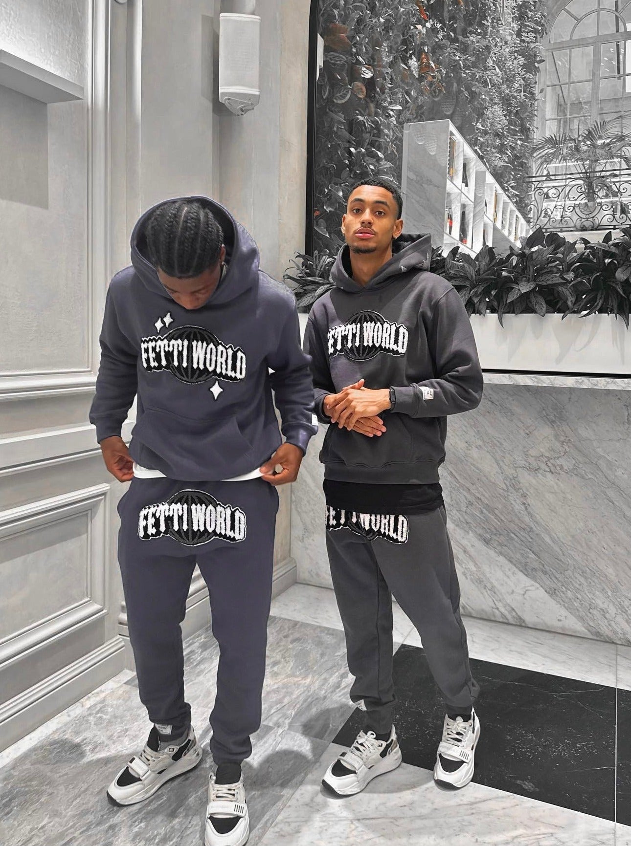 Fetti World Sweatpants - Gunmetal