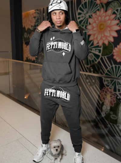 Fetti World Sweatpants - Gunmetal