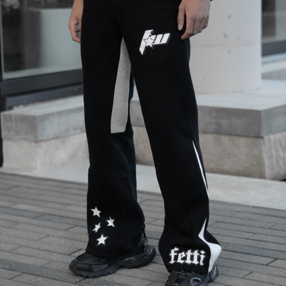 V2 FLARE SWEATPANTS- OREO
