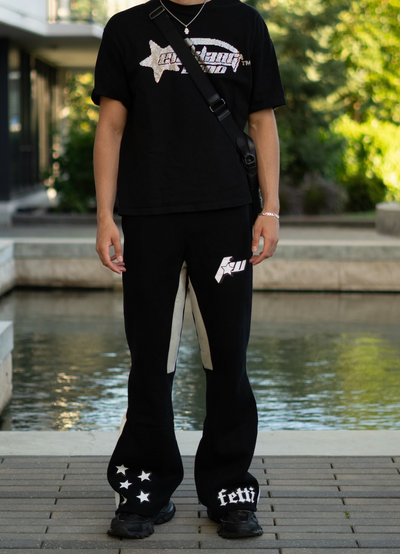 V2 FLARE SWEATPANTS- OREO