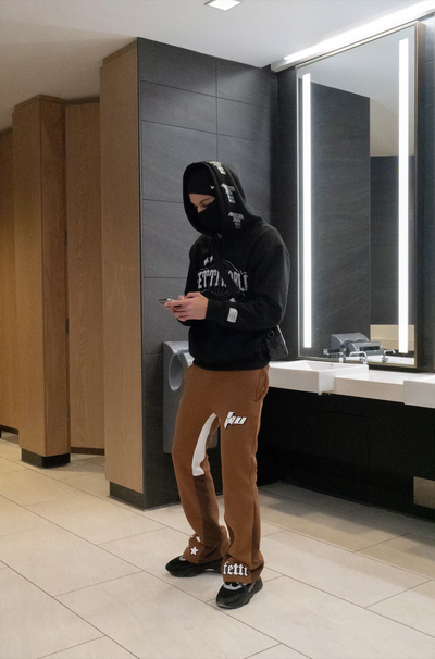V2 FLARE SWEATPANTS- MOCHA