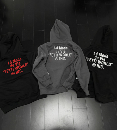 Fetti World Hoodie - Gunmetal