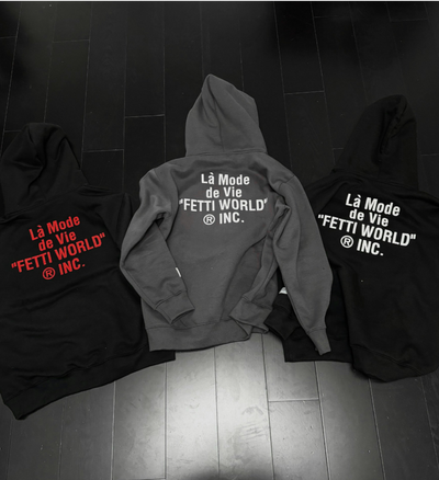 Fetti World Hoodie - Onyx